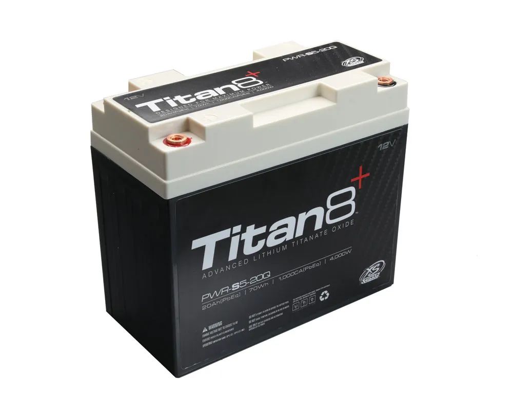 XS Power PWR-S5-20Q 12V 4000W Titan8 Lithium Titanate Battery, Max 1335Amps