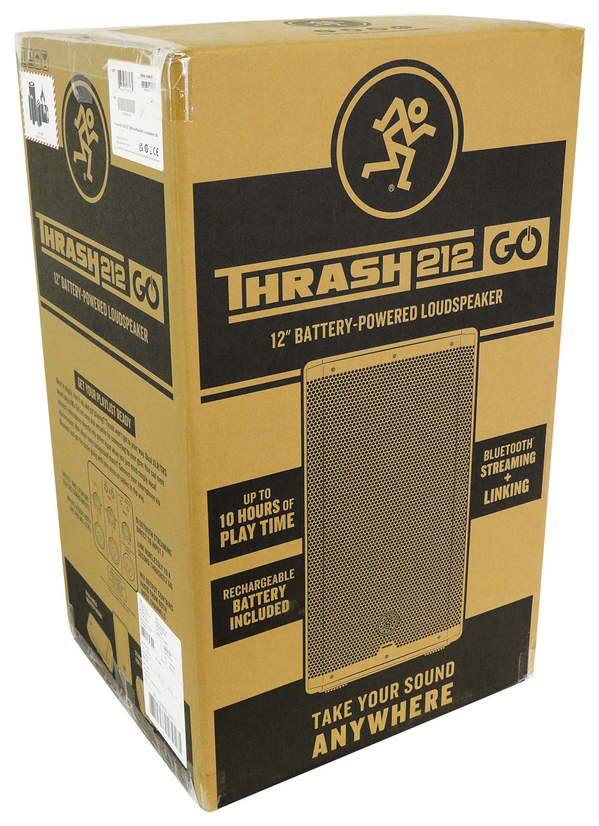 Thrash212 GO Bluetooth PA Speaker with 20' XLR Cable