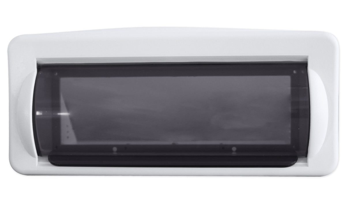 Rockville RWSG4W Universal Marine or Boat Receiver Waterproof Housing Case White