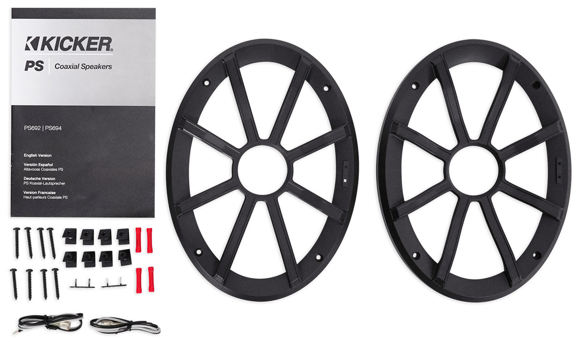 6x9" Powersports Speaker Bundle with Waterproof Wire