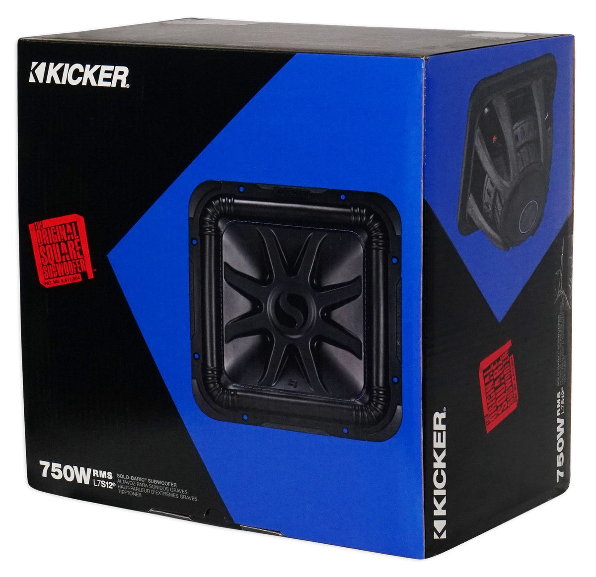 Kicker L7S122 12" 1500 Watt Solobaric L7S Car Subwoofer Solo-Baric 44L7S12-2