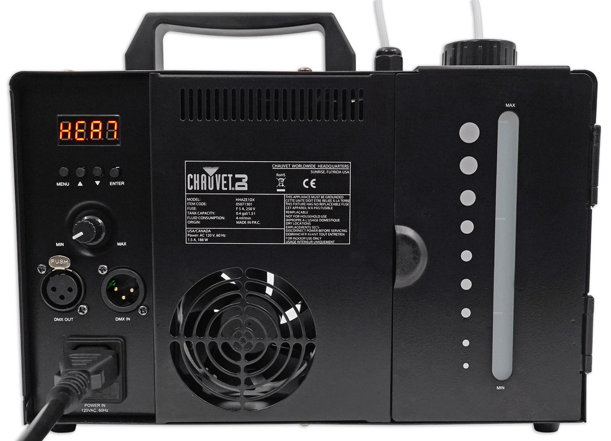 Chauvet DJ Hurricane Haze 1DX Water Based Haze Machine Hazer