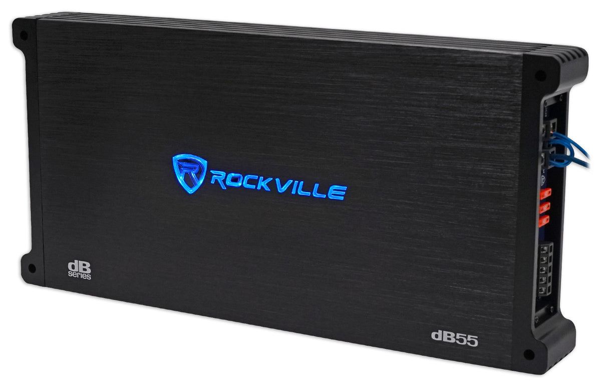 Rockville dB55 4000w/980 Watt RMS 5 Channel Amplifier Car Stereo Amp, Loud!