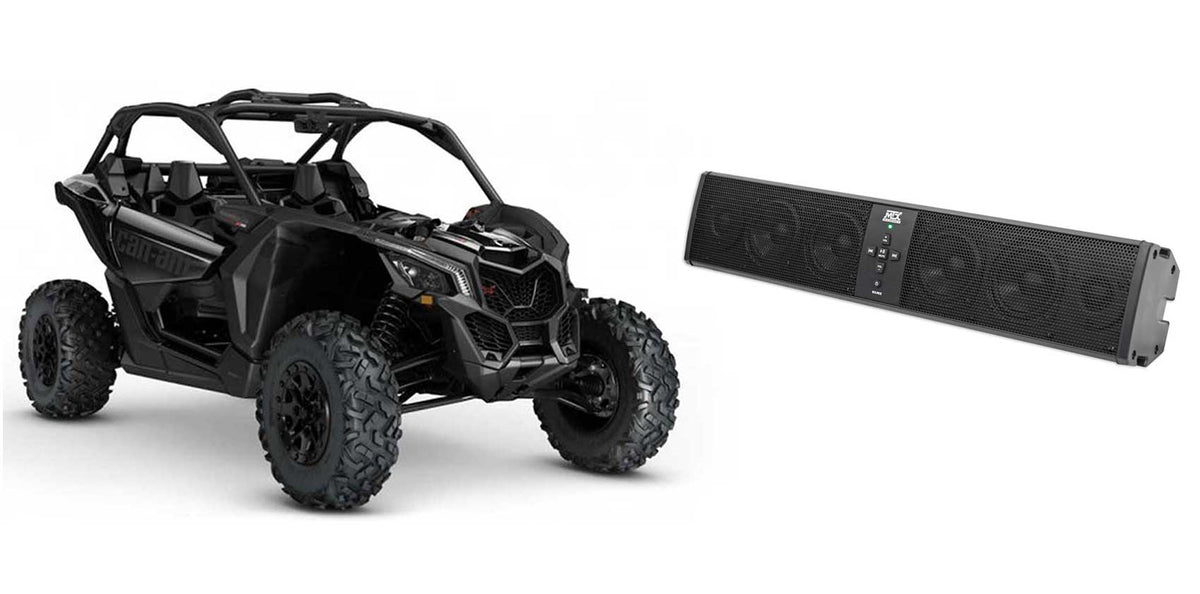 MTX MUD6SPBT Six-Speaker Bluetooth Soundbar Rollbar System For Can-Am Maverick