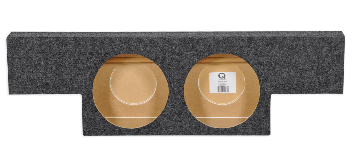 2004-2006 GMC/Chevy Crew Cab Behind Seat Dual 12" Subwoofer Sub Box Enclosure