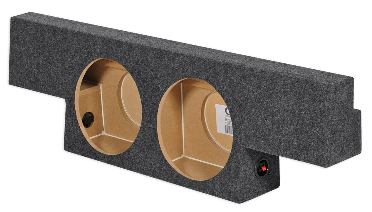 2004-2006 GMC/Chevy Crew Cab Behind Seat Dual 12" Subwoofer Sub Box Enclosure