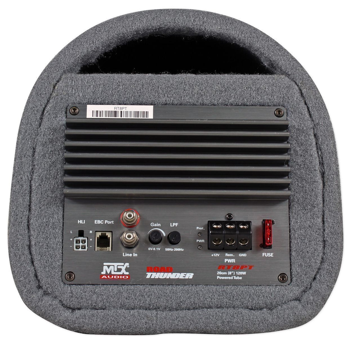 8" Powered Subwoofer in Vented Bass Tube Enclosure For 1987-95 Jepp Wrangler YJ