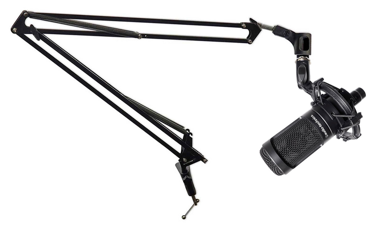 AT2050 Podcasting Microphone + Boom Arm