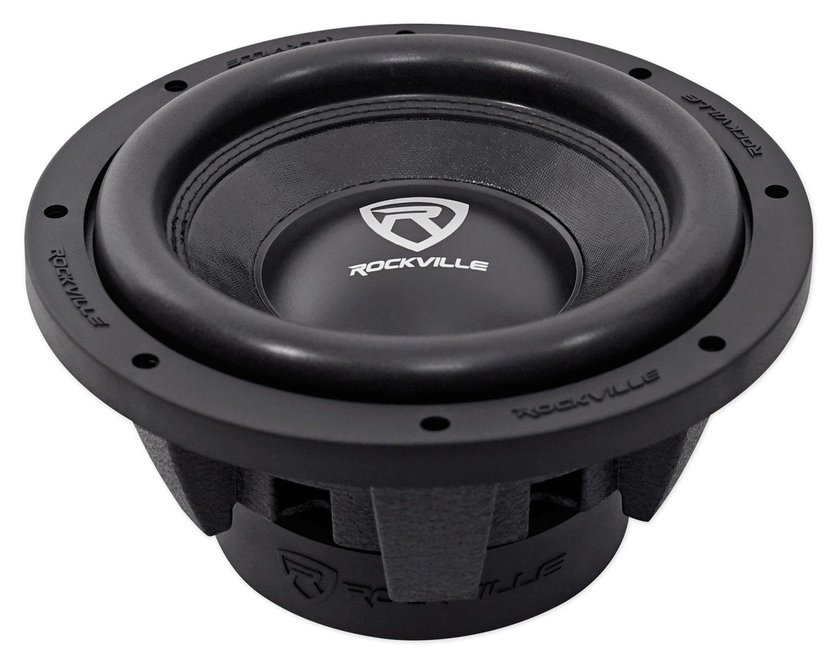 Rockville W10K6D4 V2 10 inch 2000w Car Audio Subwoofer Dual 4-Ohm Sub CEA Compliant