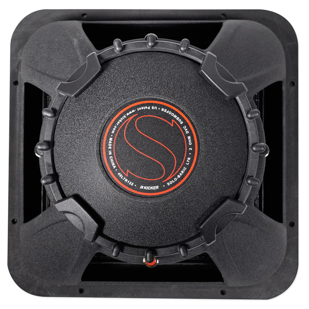 KICKER 45L7R122 12" 1200 Watt L7R Car Subwoofer, Solo-Baric Sub L7R122 DVC 2-ohm