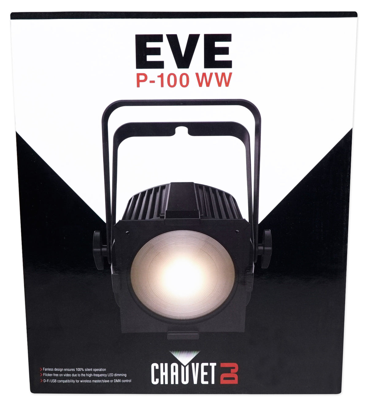 Chauvet EVE P-100 WW Warm White D-Fi USB DMX Wash Stage Video Broadcast Light