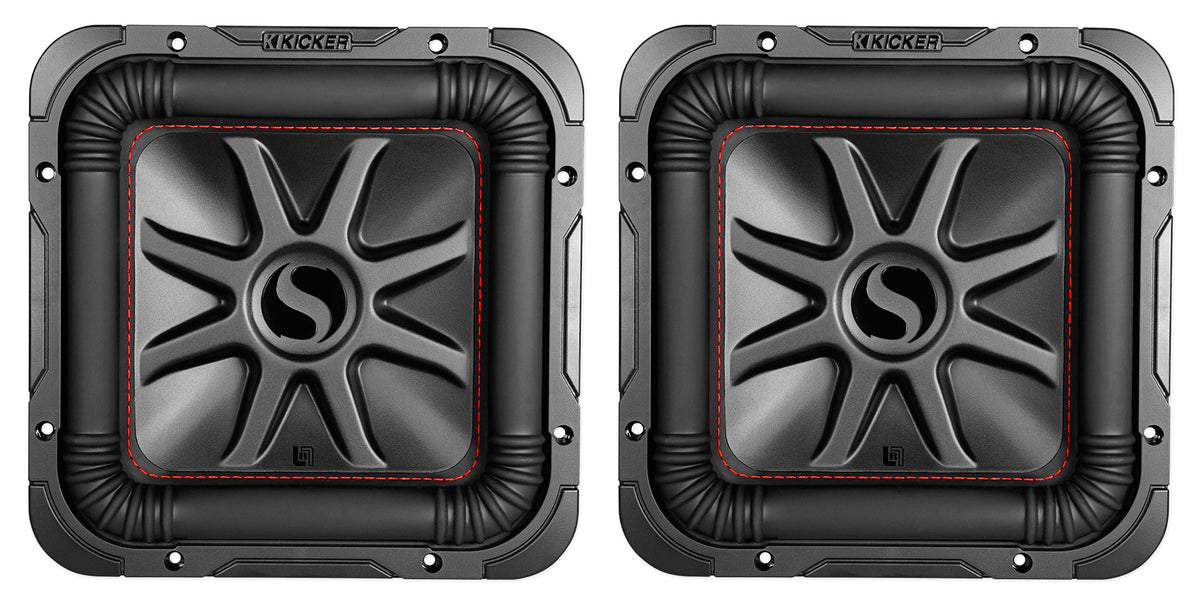 (2) 45L7R102 10" L7R Solo-Baric Car Subwoofers, DVC 2-Ohm