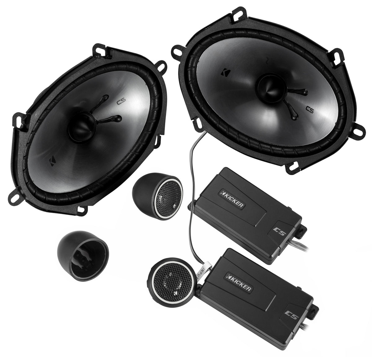 KICKER 46CSS684 6X8" 450w Car Audio Component Speakers w/ 0.75" Tweeters CSS68