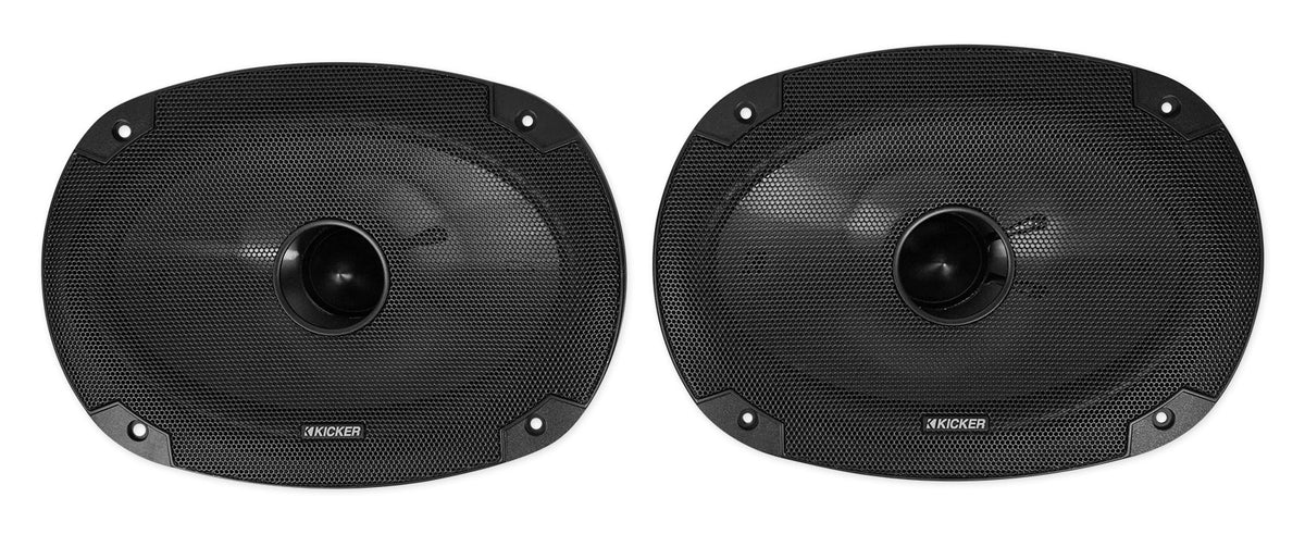 KICKER 46CSS694 6x9" 900w Car Audio Component Speakers w/ 0.75" Tweeters CSS69