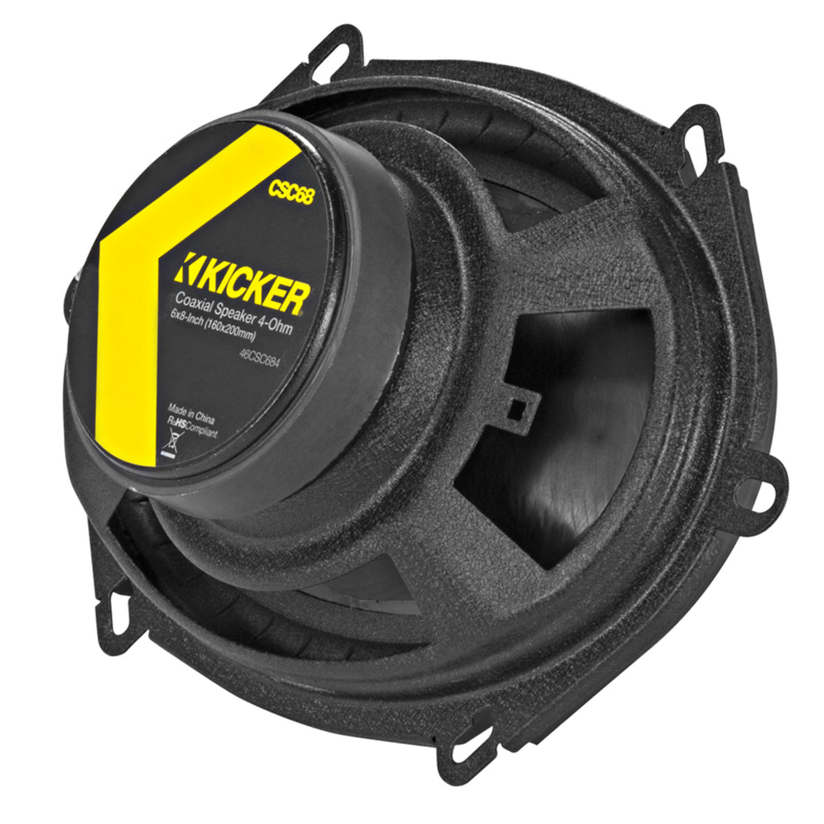 4 CSC684 6x8" 450W Car Audio Speakers Plus 4-Channel Amplifier And Amp Kit