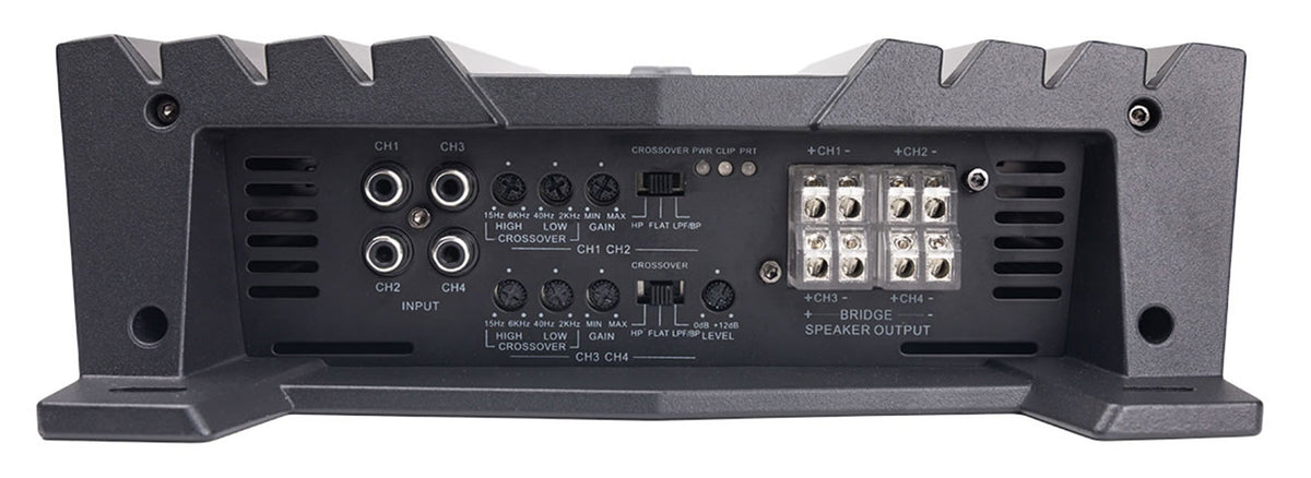 HAC-2000.4D 2000w 4-Channel Amplifier Class D Car Stereo Amp + Wire Kit