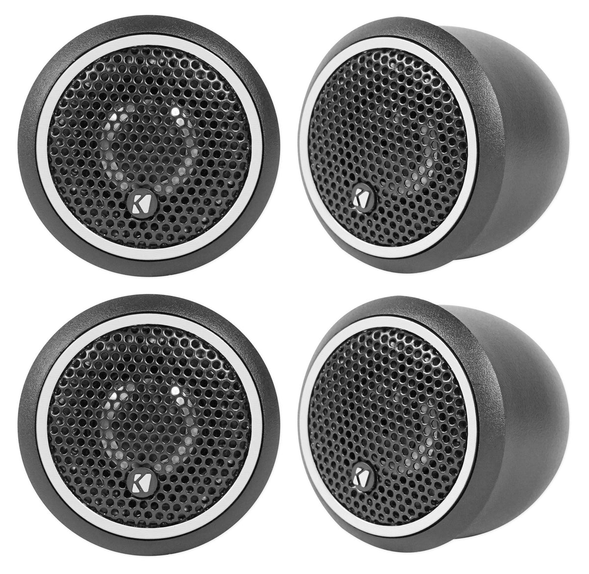 3/4" Car Audio Tweeters, 4-Ohm, Pack Of 4