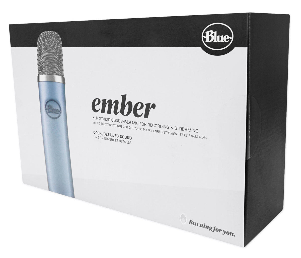 Blue Ember Side-Address Cardioid Condenser Studio Recording Microphone Mic