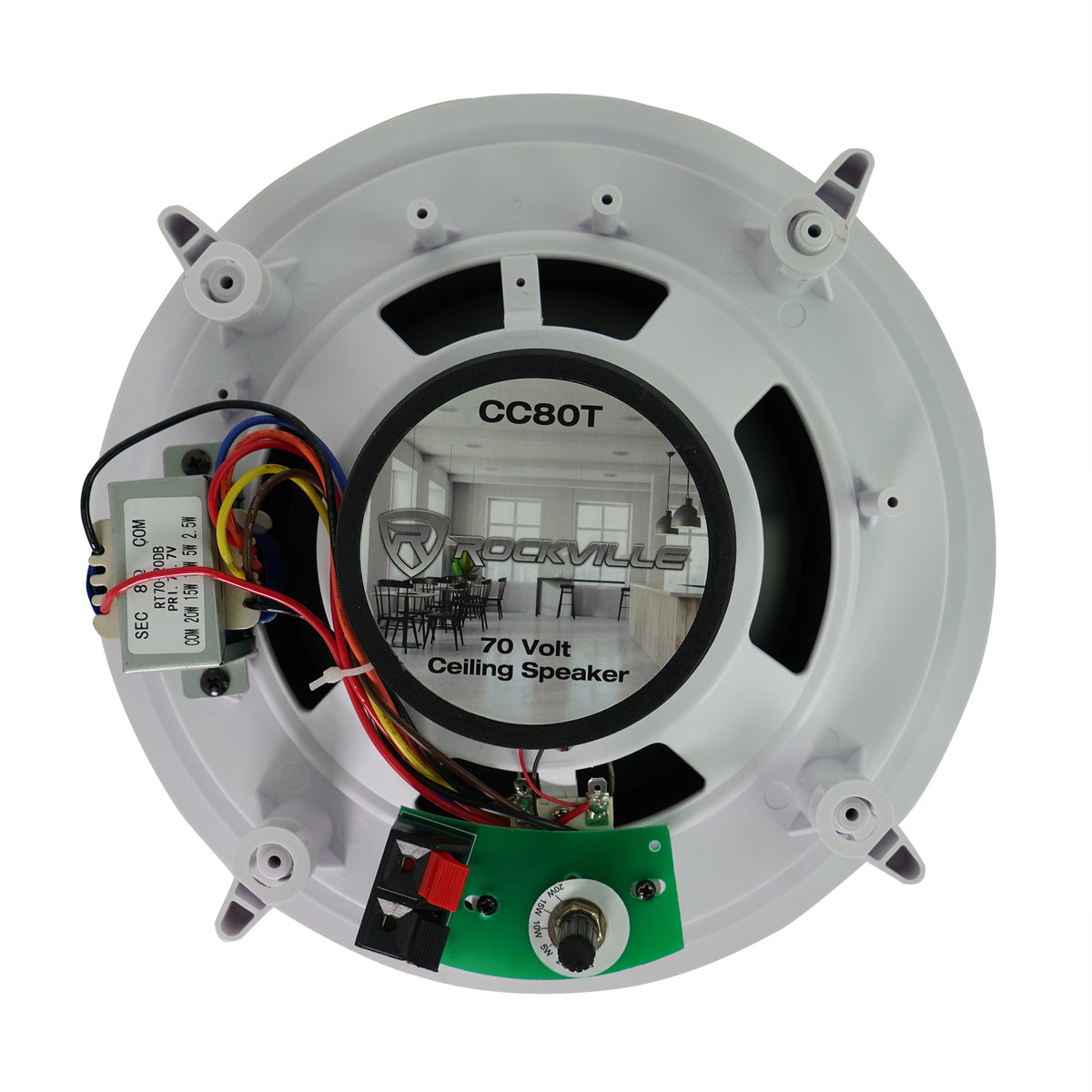 RCS350-6 + CC80T White 8-Pack