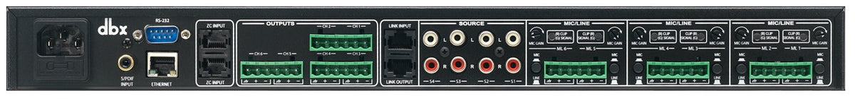 ZonePRO 640 6-In / 4-Out Digital Zone Processor