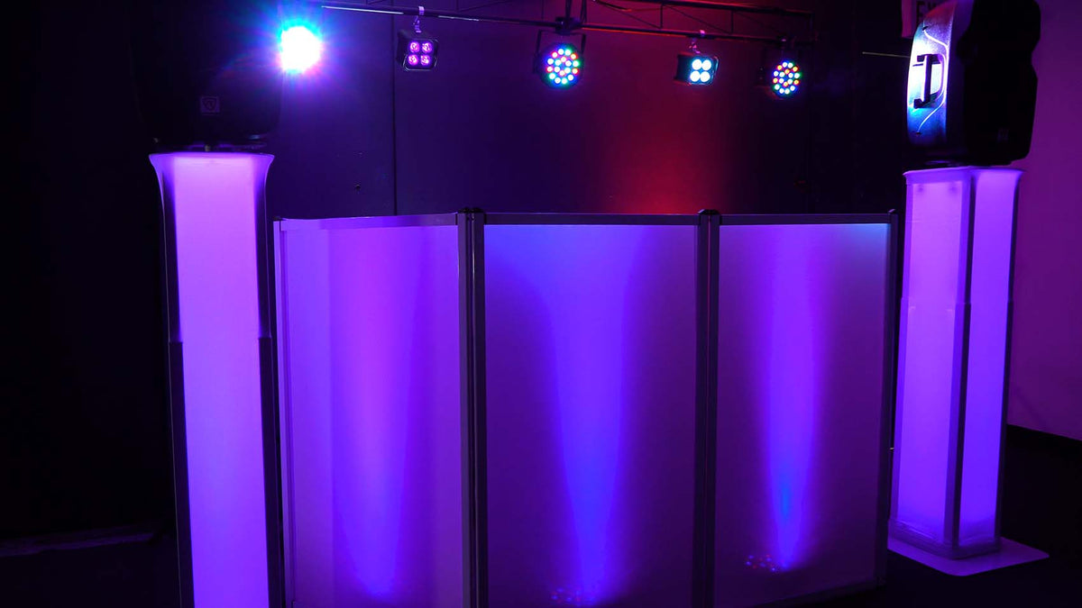 BATTERY PAR 50 White 4-Pack + RLB90 Lighting Bags 2-Pack Bundle