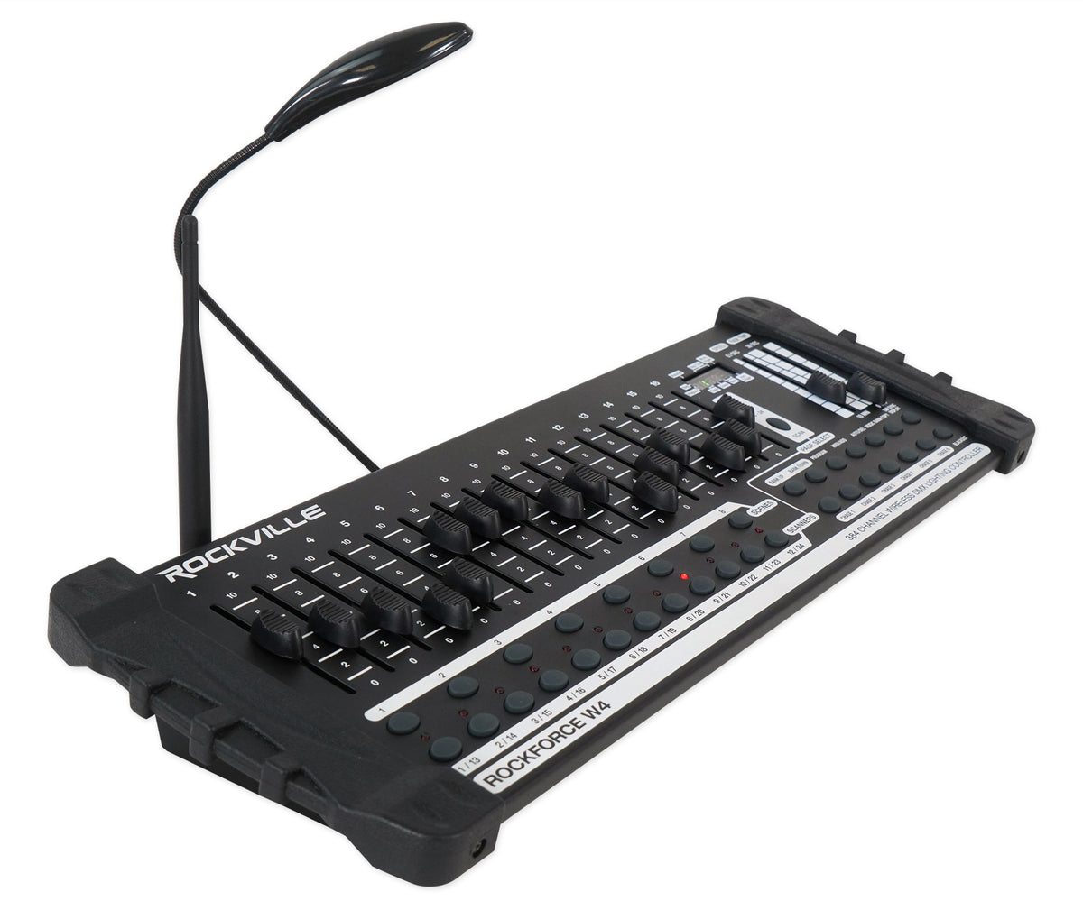 6 BEST PAR 50 White Battery Wash Lights Wireless DMX + 384 Ch. Controller