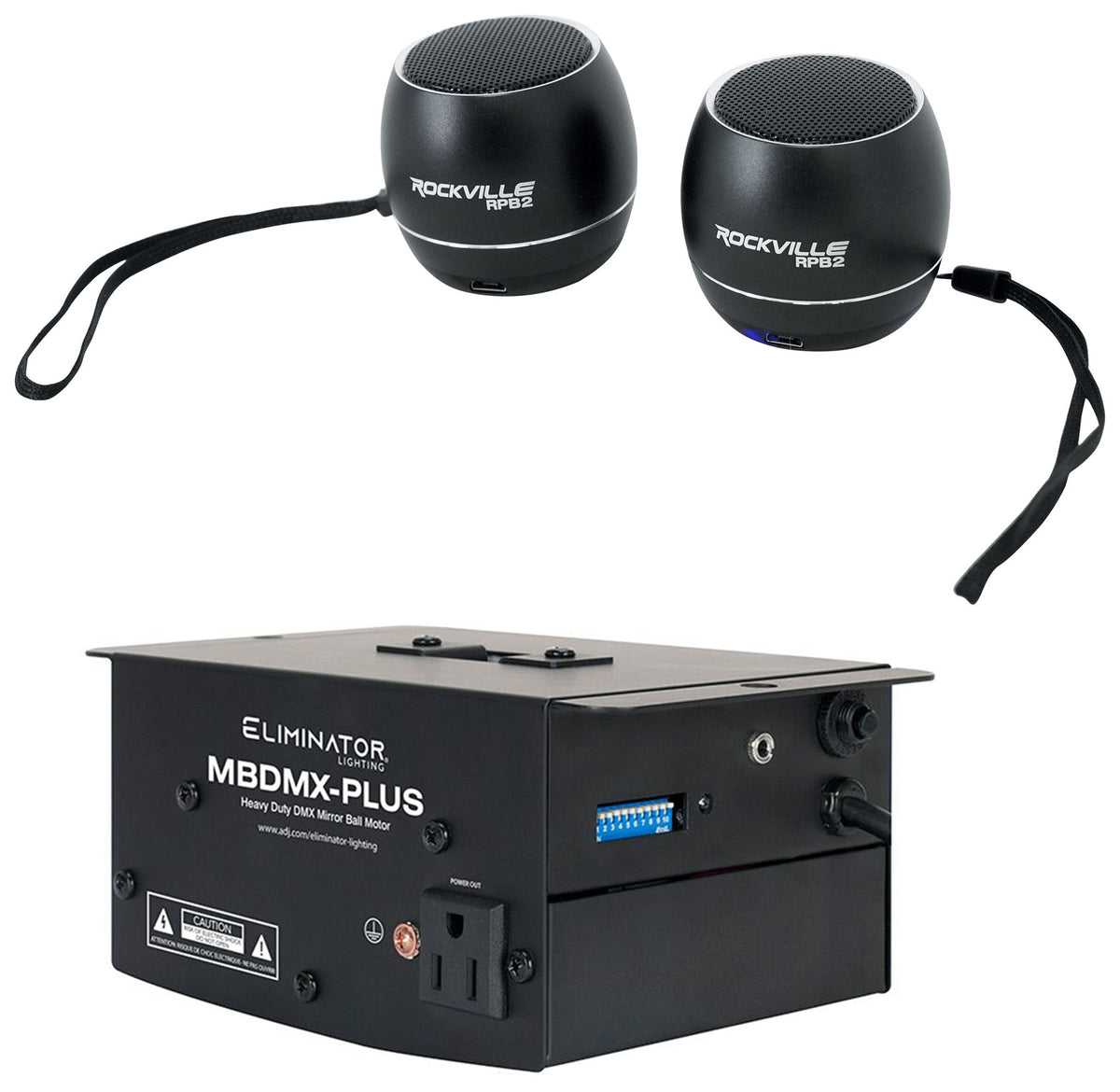MBDMX-PLUS Motor for Up To 20" Mirror Balls+Home Speakers