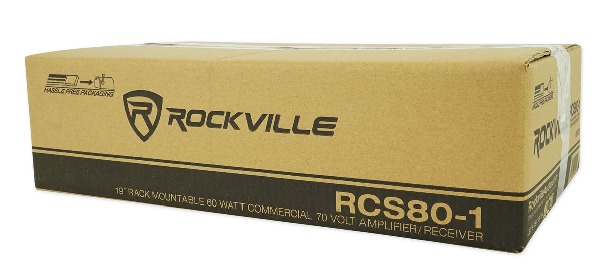 RCS80-1 + CCL6T Black 2-Pack + VOL70100 Black
