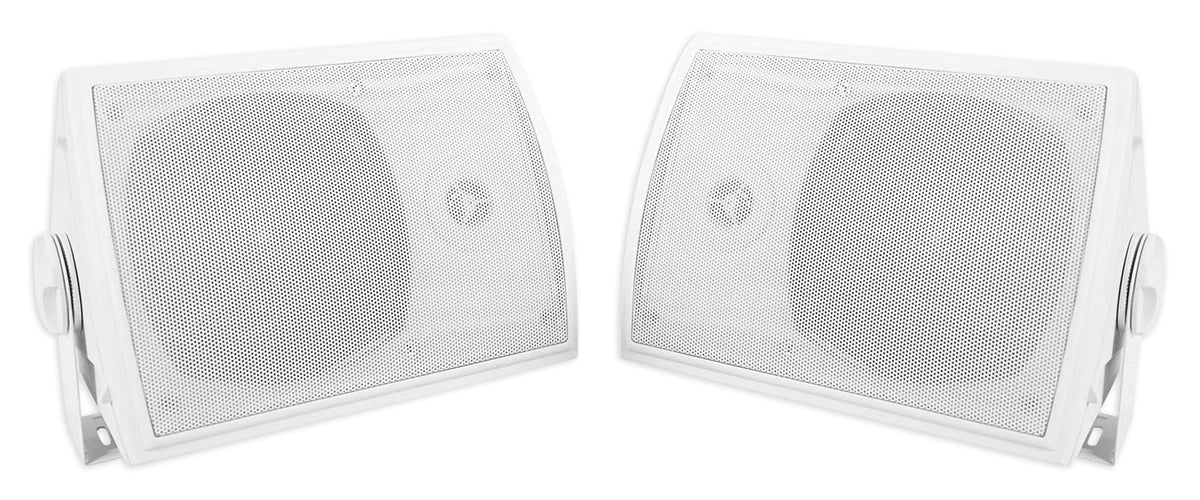 (2) Rockville HP5S-8 5.25" Outdoor/Indoor Home Theater Speakers w/Swivel Bracket