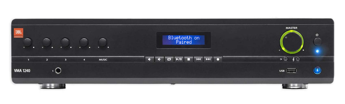 JBL VMA1240 Commercial/Restaurant Bluetooth Mixer/Amplifier+(8) Wall Speakers