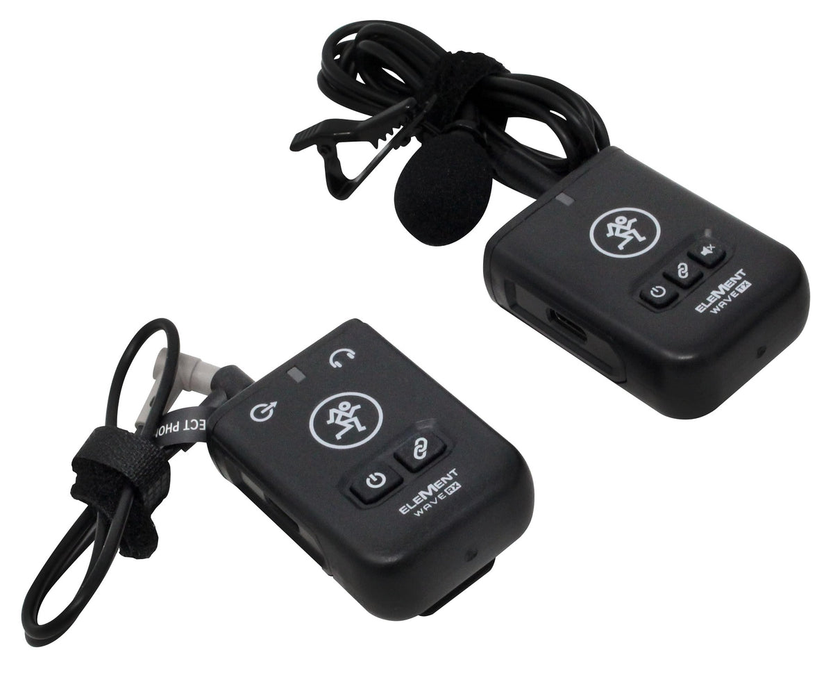 Mackie EleMent Wave LAV Wireless Lavalier Microphone System