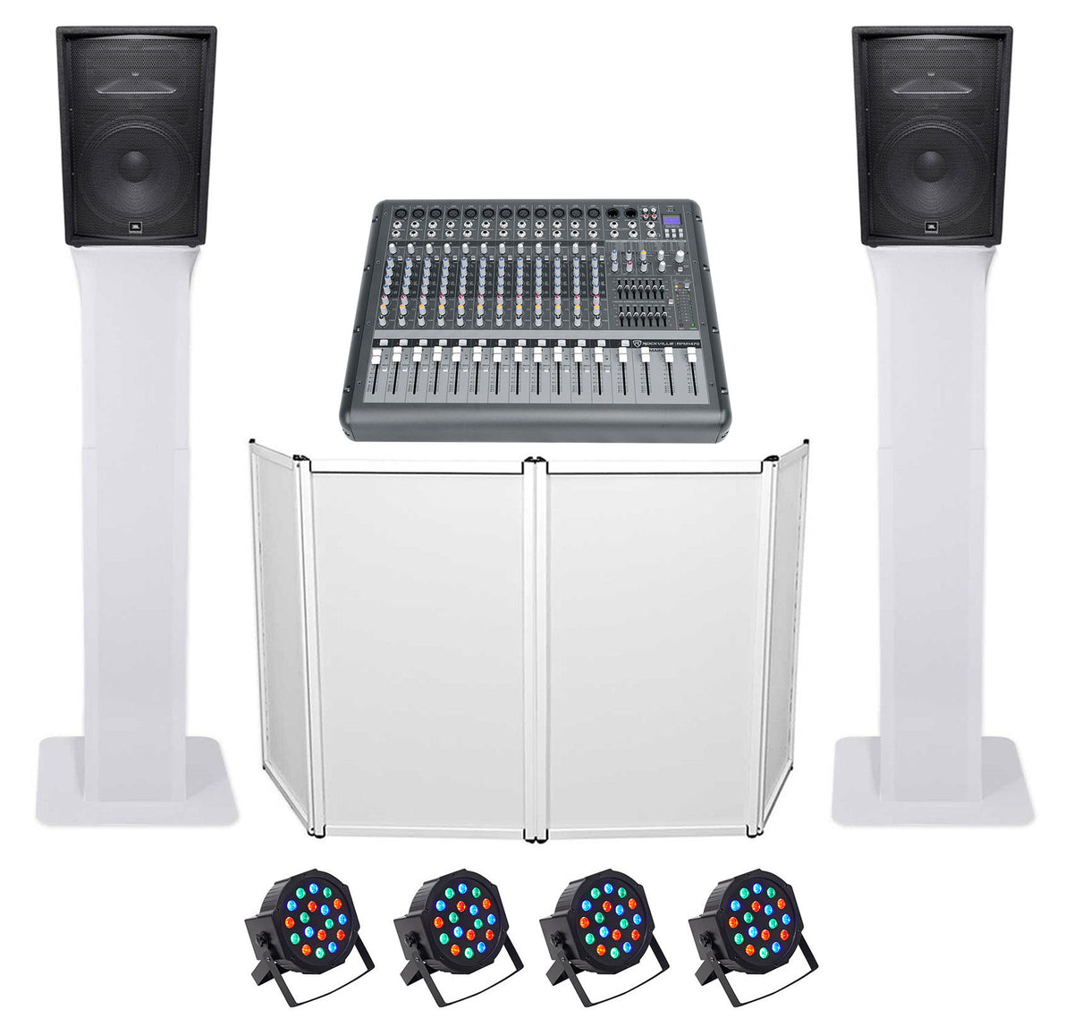 (2) JRX215 + (2) RTP32W DJ Pack