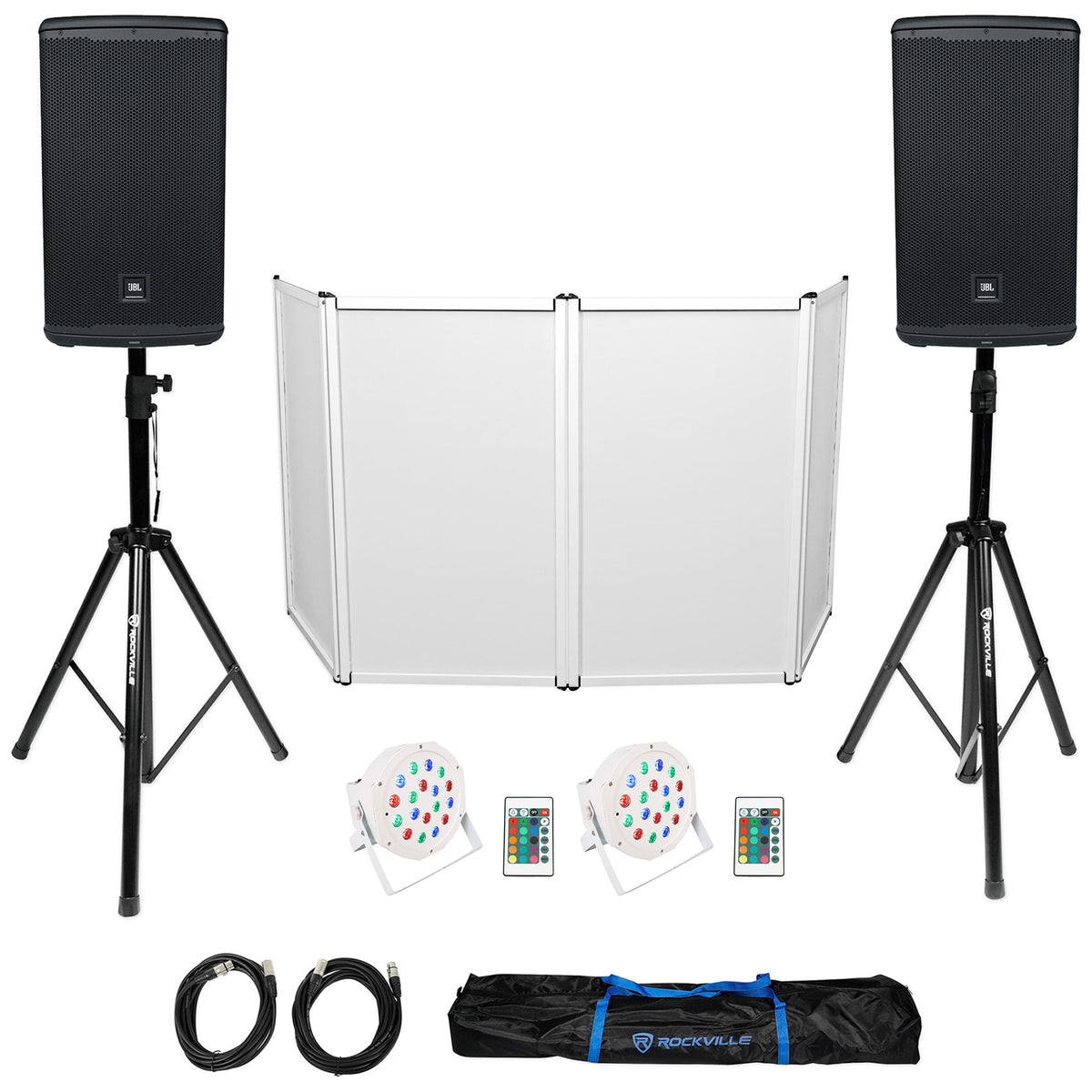 EON712 Pair + RVSS2-XLR Pair + RFAAW + BATTERY PAR 50 Pair