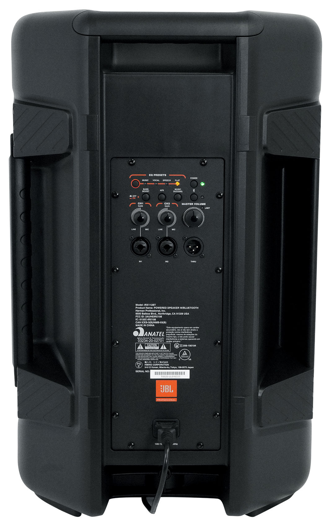 JBL IRX112BT 12" 1300 Watt Powered Active DJ Portable PA Speaker w/ Bluetooth