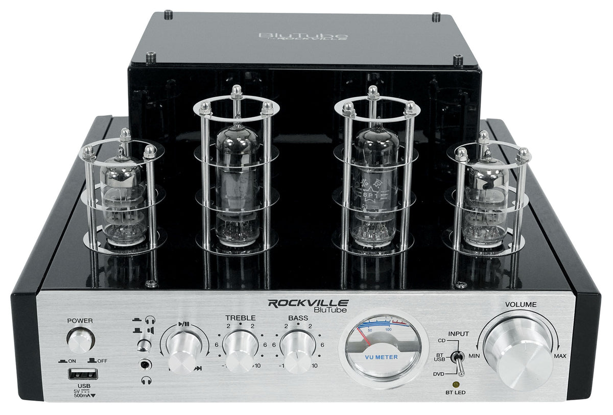 Rockville BluTube 70w Tube Amplifier/Home Theater Stereo Receiver w/ Bluetooth