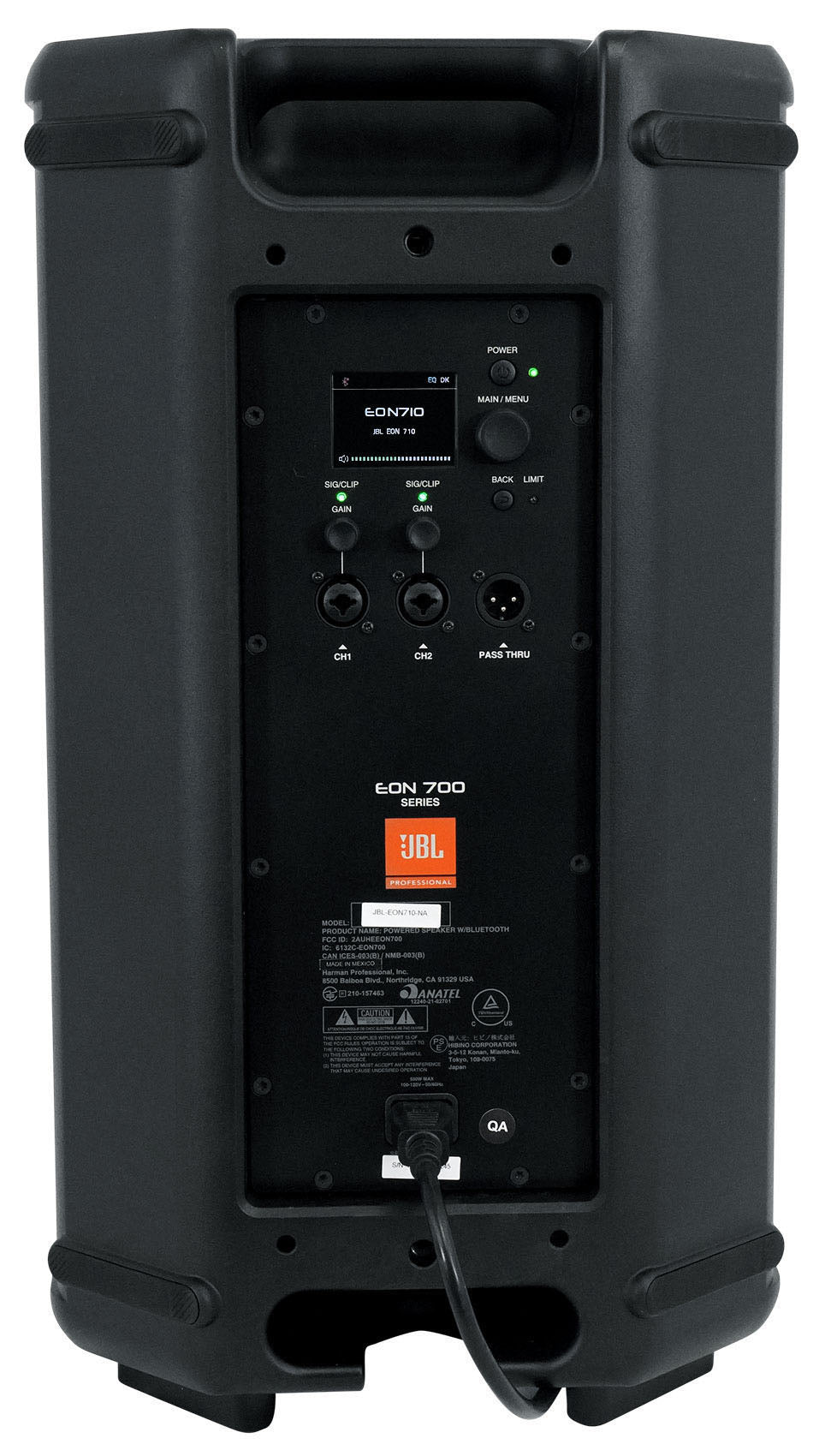 JBL EON710 10" 1300w Powered Active DJ PA Speaker w/Bluetooth/DSP/Built in Mixer