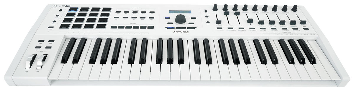 Arturia KeyLab 49 MkII 49-Key Studio Recording Keyboard Controller in White
