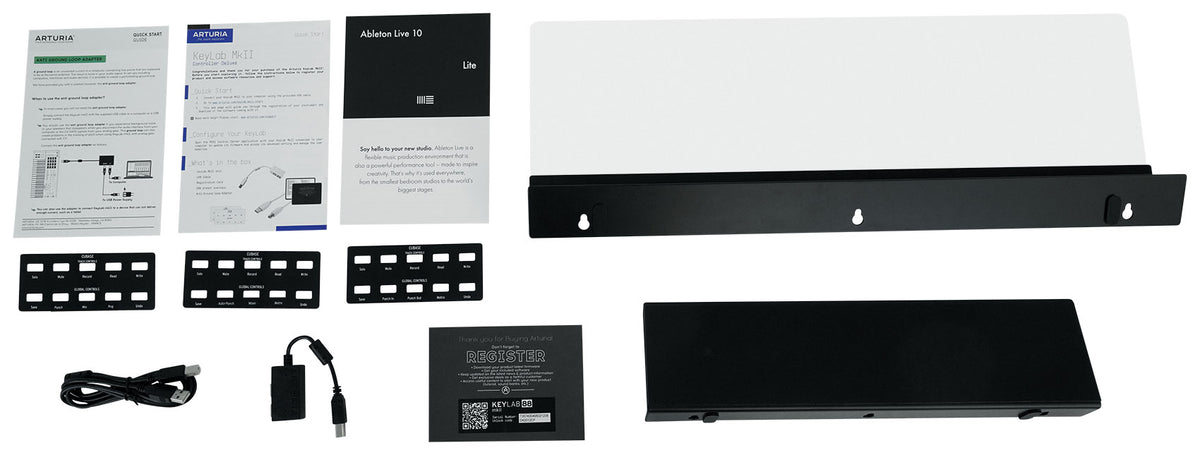 Arturia KeyLab 88 MkII USB MIDI Hammer Action 88-Key Black Keyboard Controller