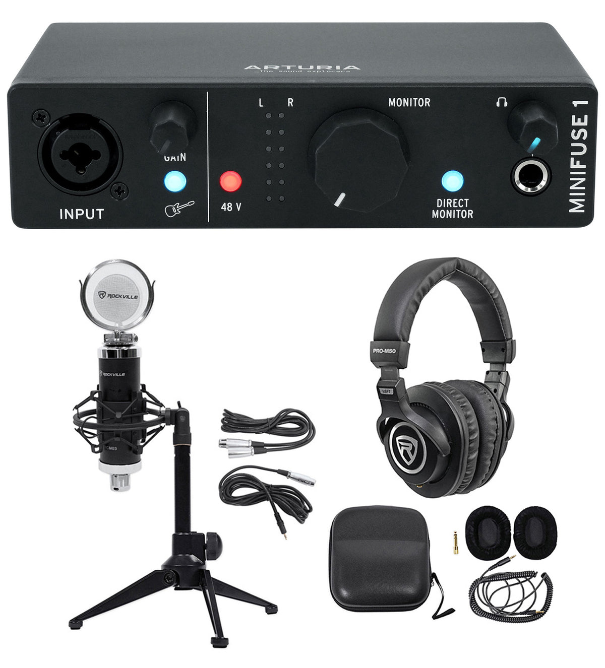 Minifuse 1 Black+RCM03+PRO-M50 BROAD 1