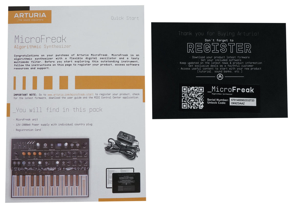 Arturia MicroFreak USB MIDI Experimental Hybrid Synthesizer 25-Key Synth