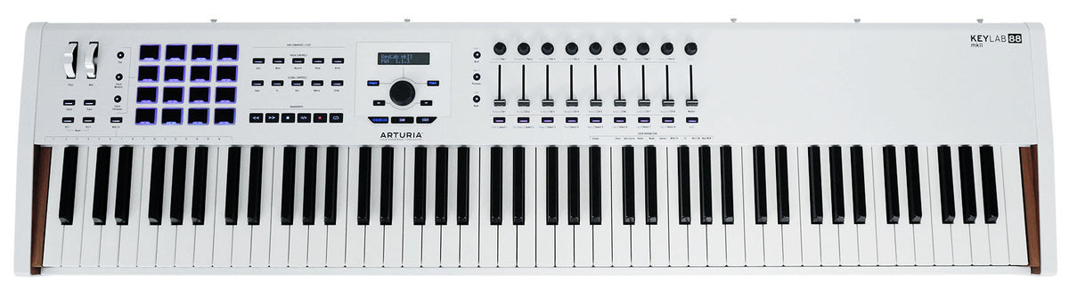Arturia KeyLab 88 MkII USB MIDI Hammer Action 88-Key White Keyboard Controller
