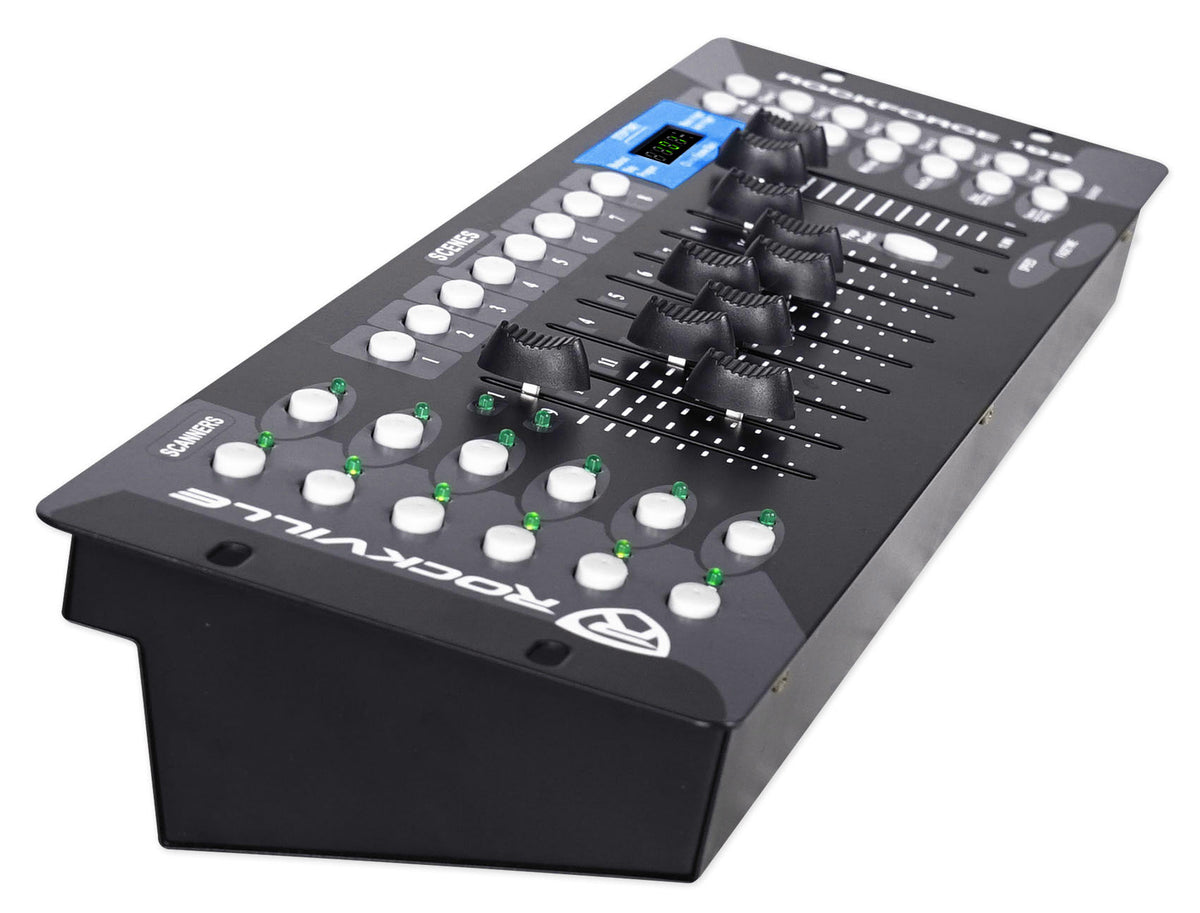 (2) STAGE MATRIX 36 RGB 6x6 Matrix DJ Blinder Lights + DMX Controller