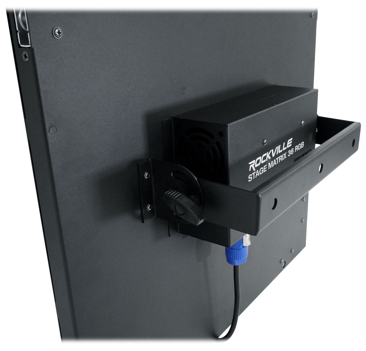 Rockville STAGE MATRIX 36 RGB 6x6 Tri-Colored Matrix DJ Blinder Light+LED Fogger