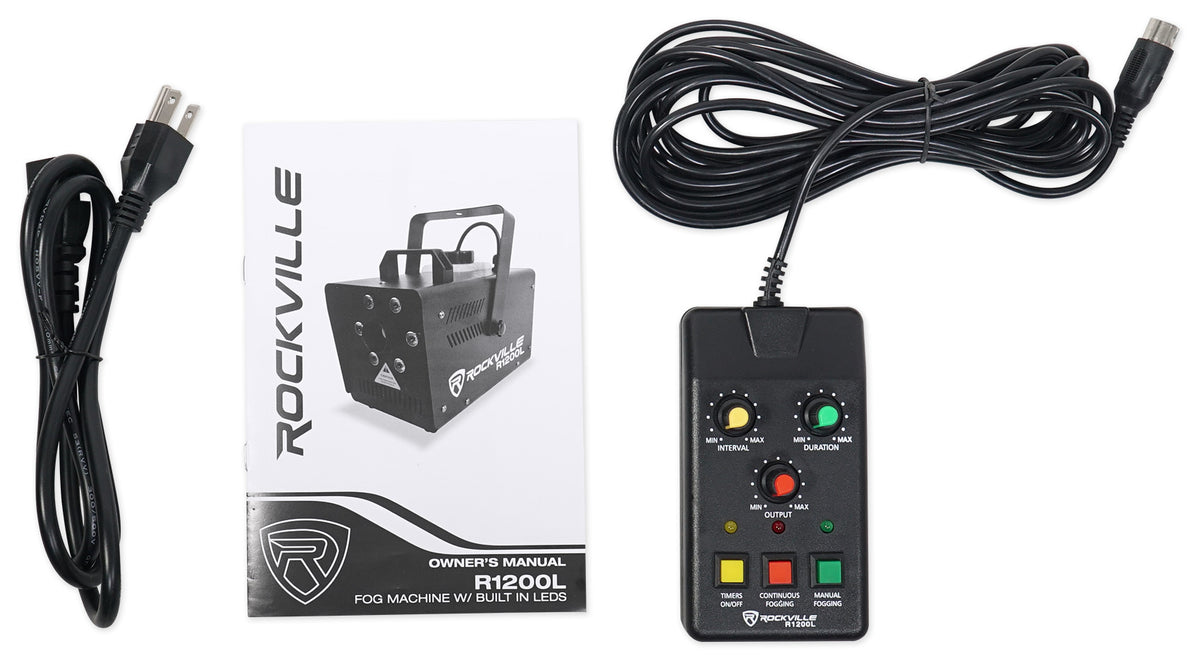 Rockville STAGE MATRIX 36 RGB 6x6 Tri-Colored Matrix DJ Blinder Light+LED Fogger