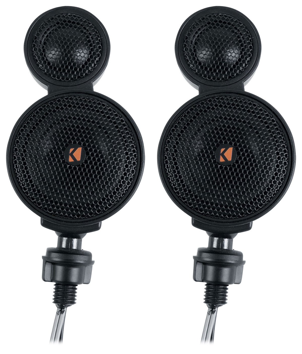 Kicker 47KSMT2504 50 Watt 2.5" Dual Pod Car Audio Dashboard Component Speakers