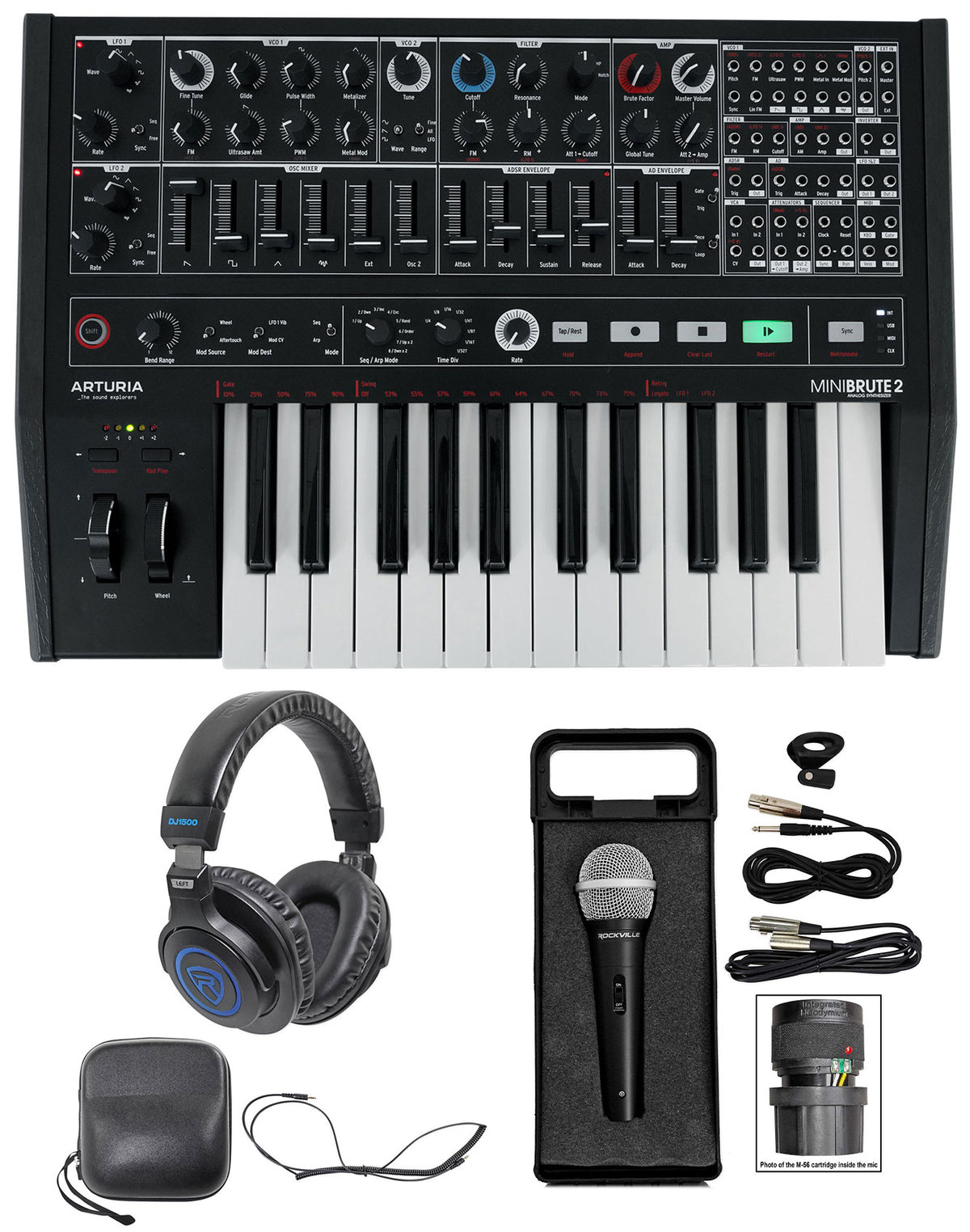 Minibrute 2 NOIR + DJ1500