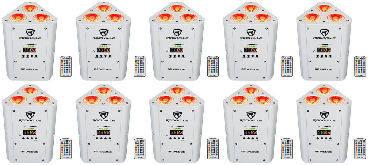 RF WEDGE WHITE 10-Pack