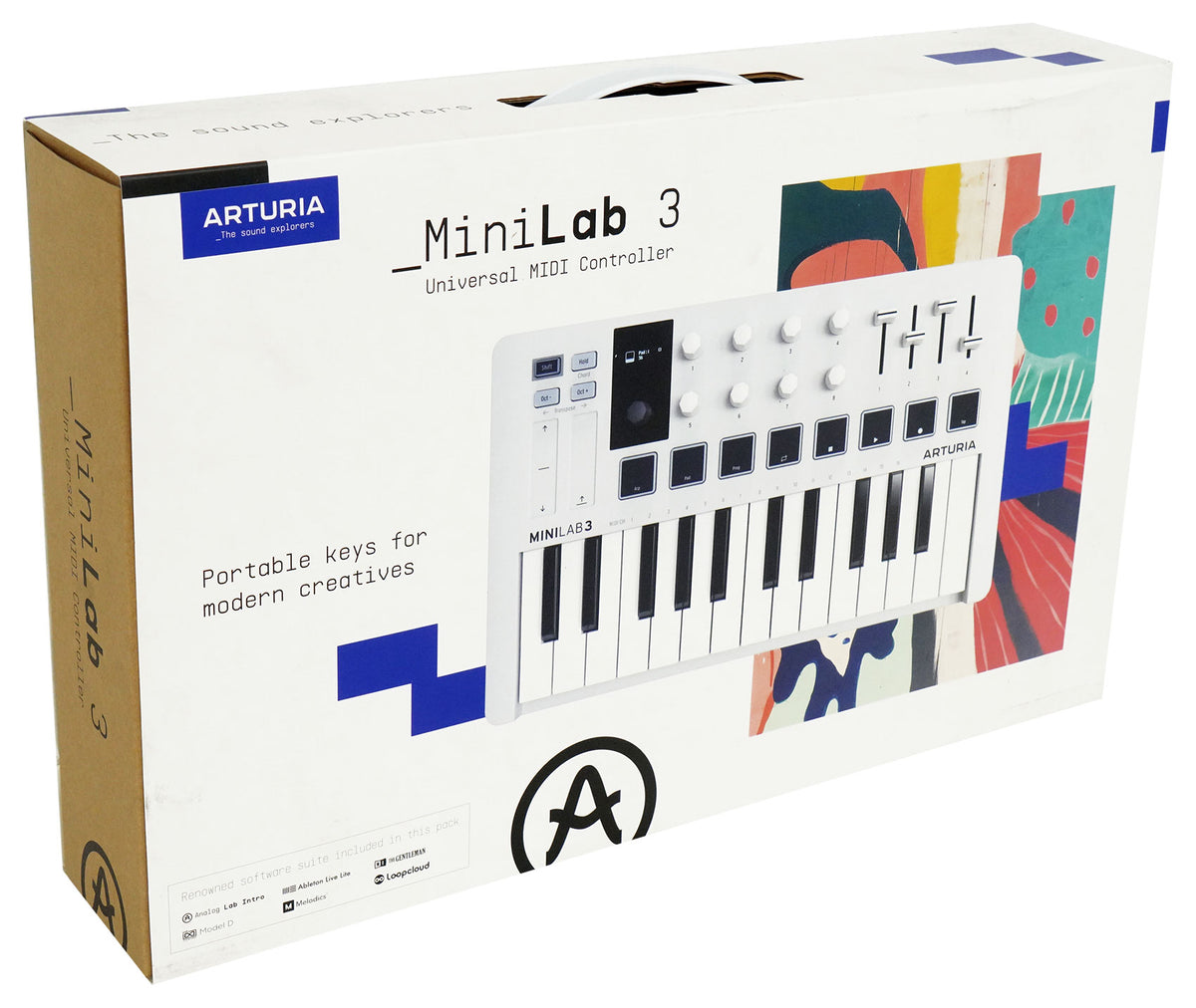 Arturia Minilab 3 25-Key USB MIDI Music Production Keyboard Controller
