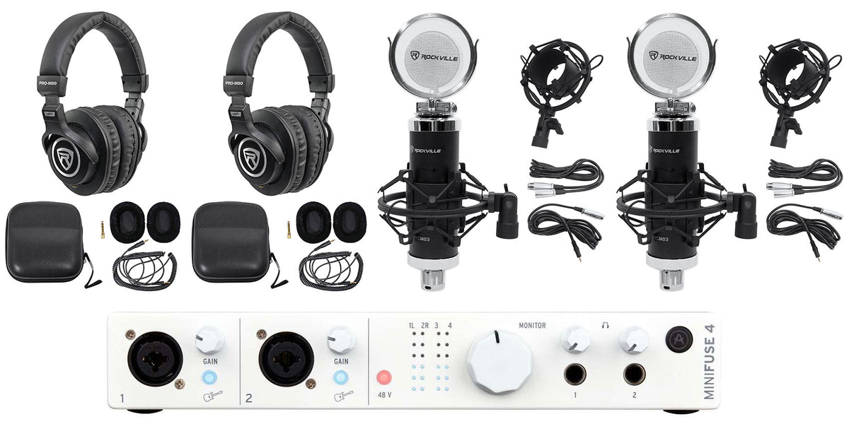 Minifuse 4 White+(2) RCM03+(2) PRO-M50