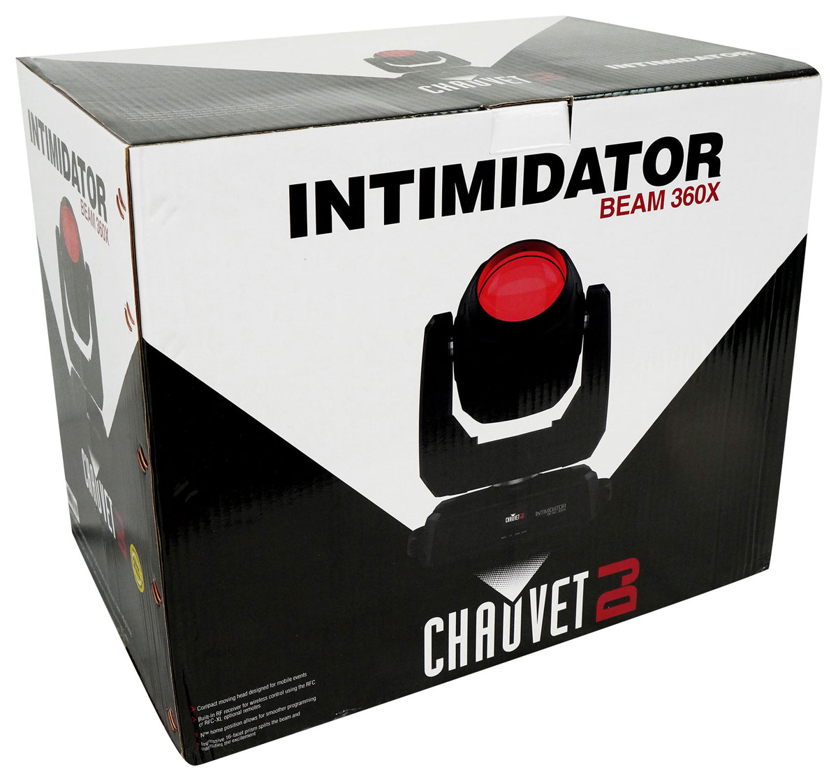 Chauvet DJ Intimidator Beam 360X Compact DMX LED Moving Head Light w/RF Receiver